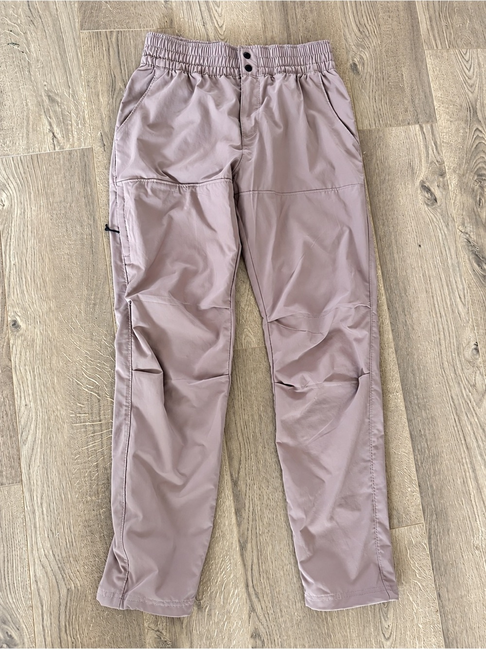 Columbia Women’s S Hiking Pants Outdoor Trail Utility Cargo Mauve Adjustable
